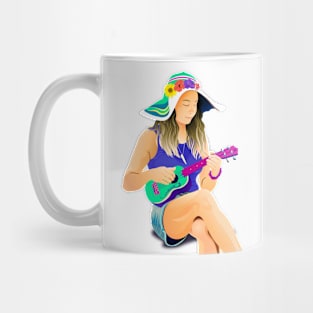 The girl from Saturn by #Bizzartino Mug